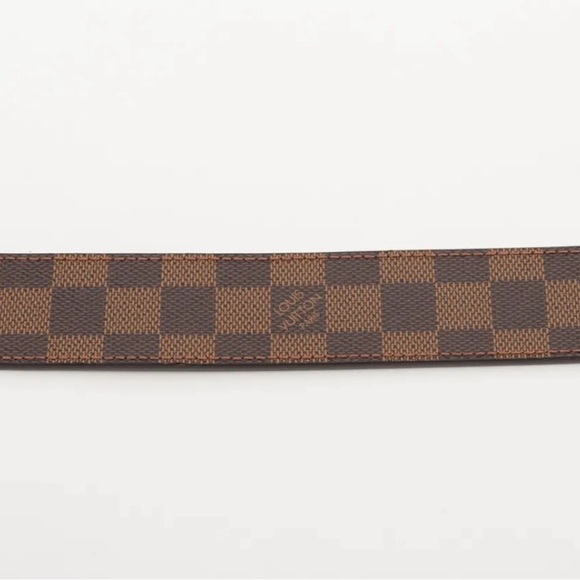 Louis Vuitton San Tulle LV Initiative Belt 95/38 Brown Damier M9807 - Picture 4 of 8